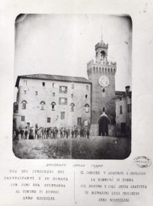 PRIMA FOTO DI BUDRIO 1871 Archivio Casa Carducci