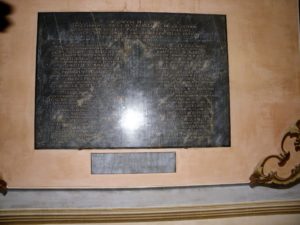 Lapide commemorativa degli ex studenti del Collegio San Carlo caduti nella Grande guerra