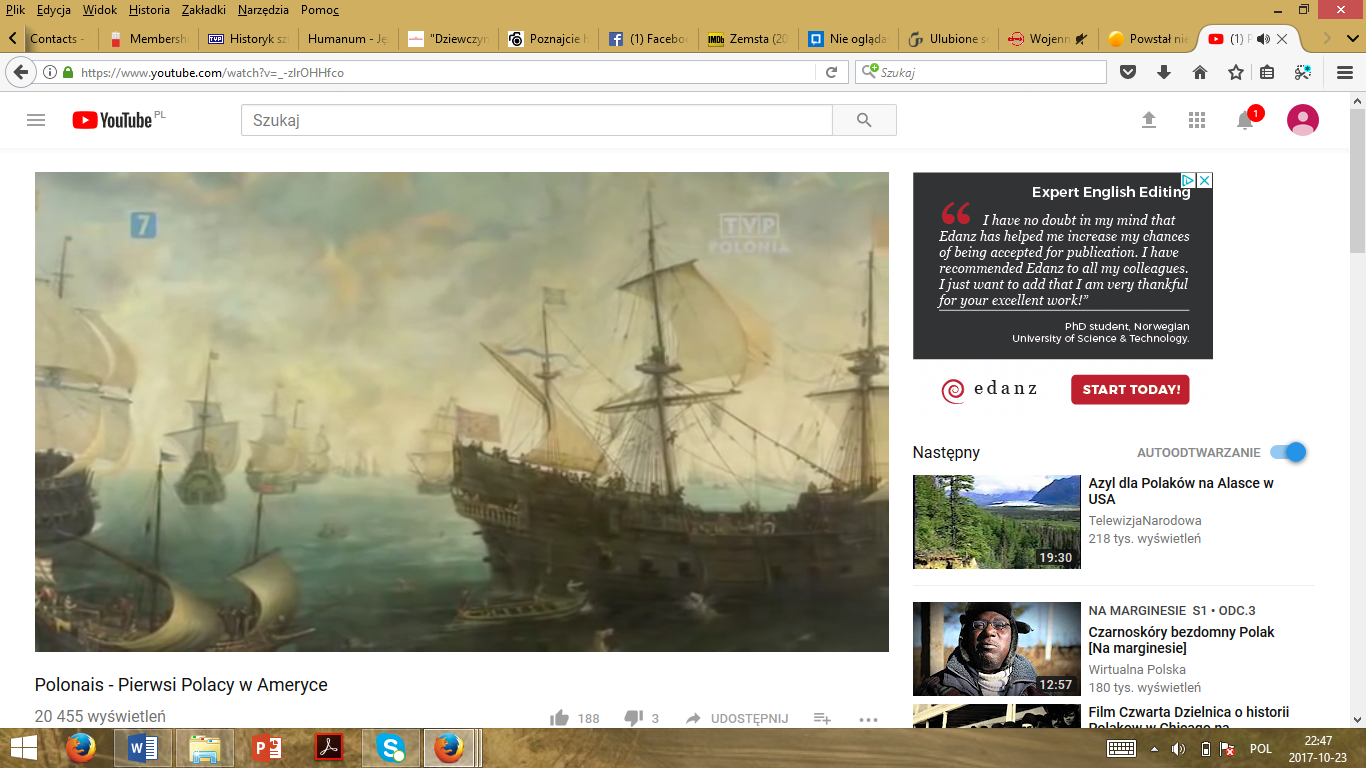 Print screen of the documentary Polonais.